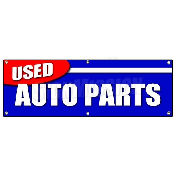 USED AUTO PARTS BANNER SIGN all makes junkyard junk yard you pick pull save